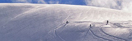 Катание на лыжах в Альпах